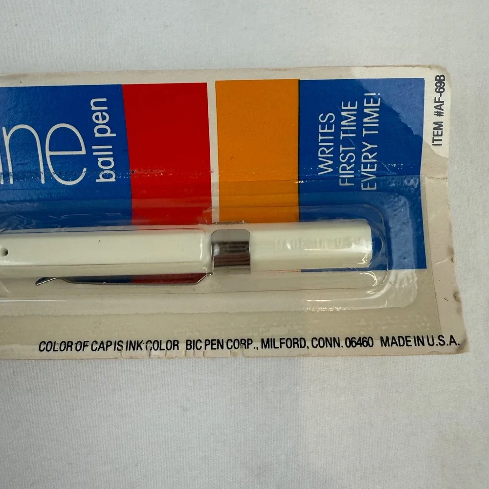 Vintage Bic Accountant Fine Ball Pen Blue Ink New Old Stock Item AF-69B USA Made
